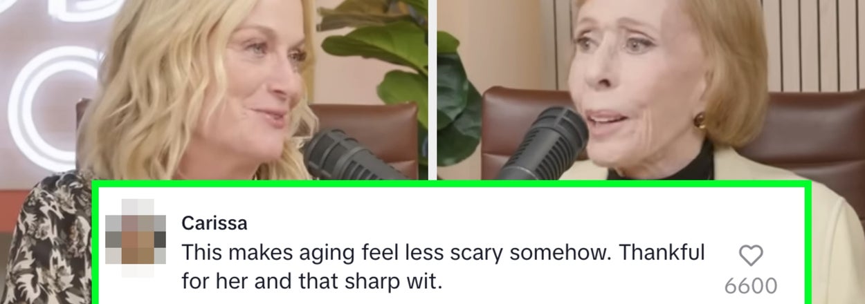 This One Compliment Amy Poehler Paid 92-Year-Old Carol Burnett About Aging Has Left Hundreds Of Fans Teary-Eyed, And It's Really, Really Important