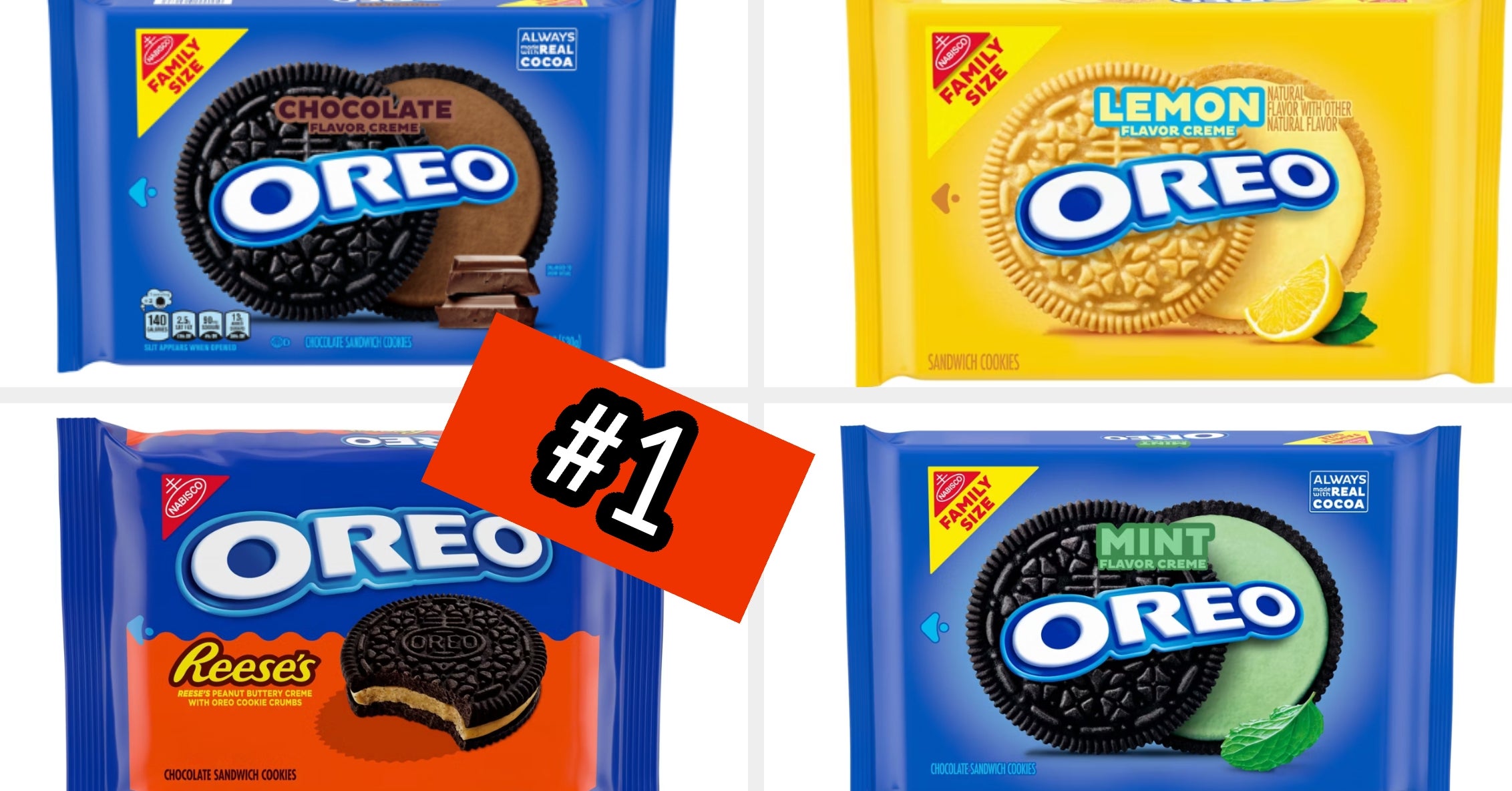 Cookie Lovers Will Have A Hard Time Choosing The Best Oreo Flavor