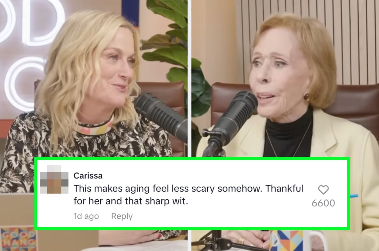 "Such A Beautiful Compliment": Thousands Of People Are Praising Amy Poehler For This One Comment She Made To 92-Year-Old Carol Burnett About Aging