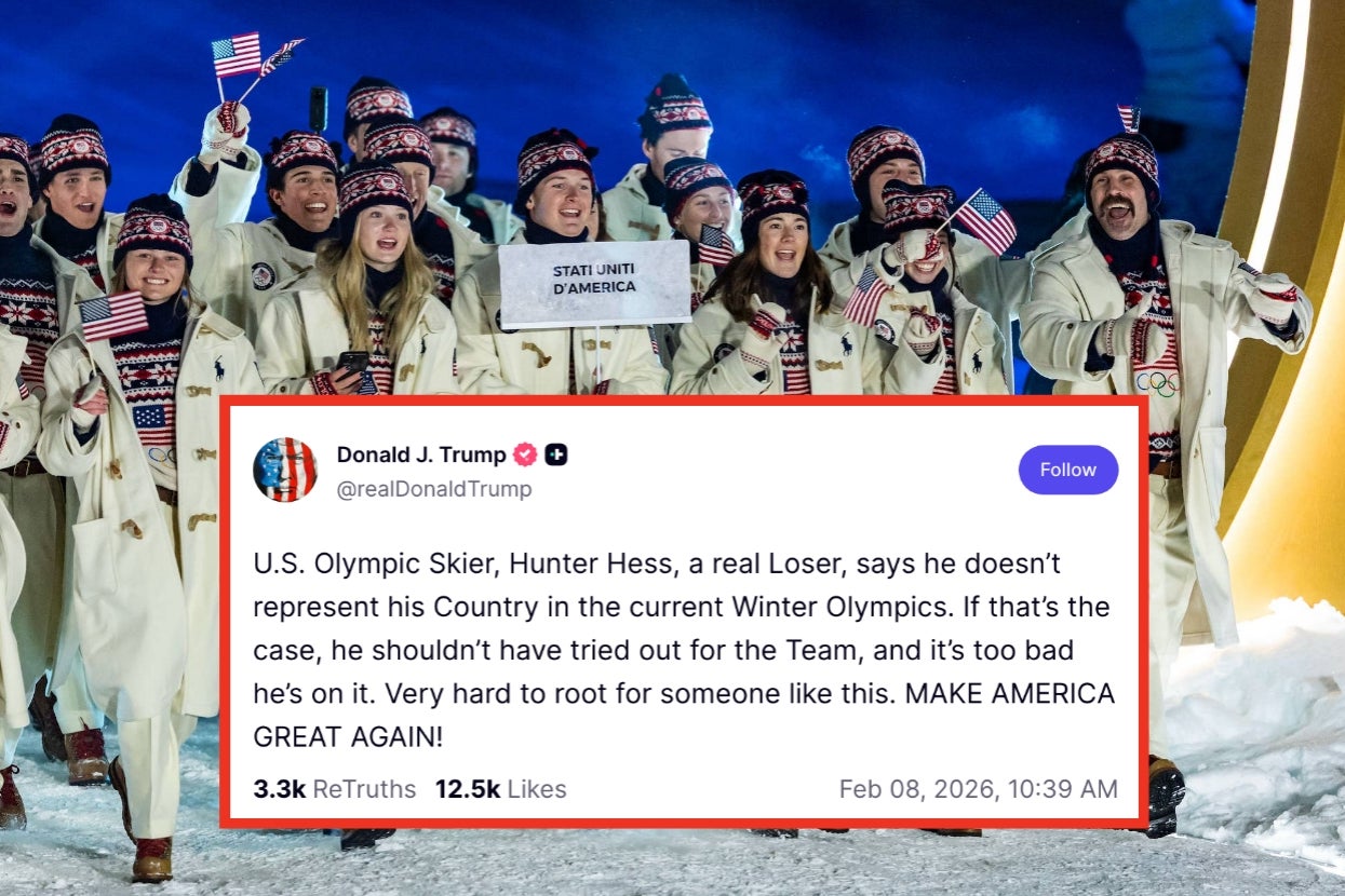 Donald Trump's Furious Post Slamming A Team USA Skier Is Going Viral