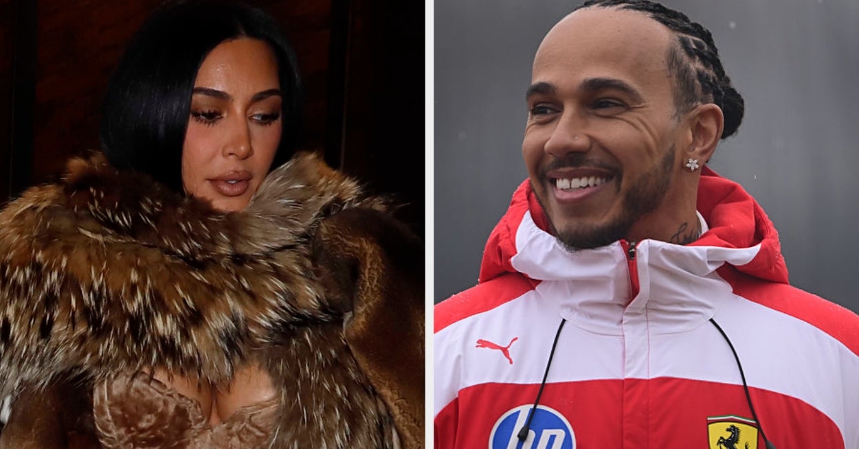It Sure Seems Like Kim Kardashian And Lewis Hamilton Might Actually Be A Thing After Appearing Together At Super Bowl LX