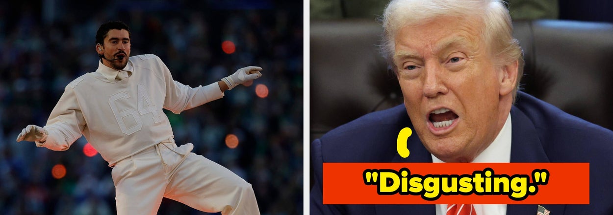 Of Course, Donald Trump Is Raging About Bad Bunny's Super Bowl Halftime Performance