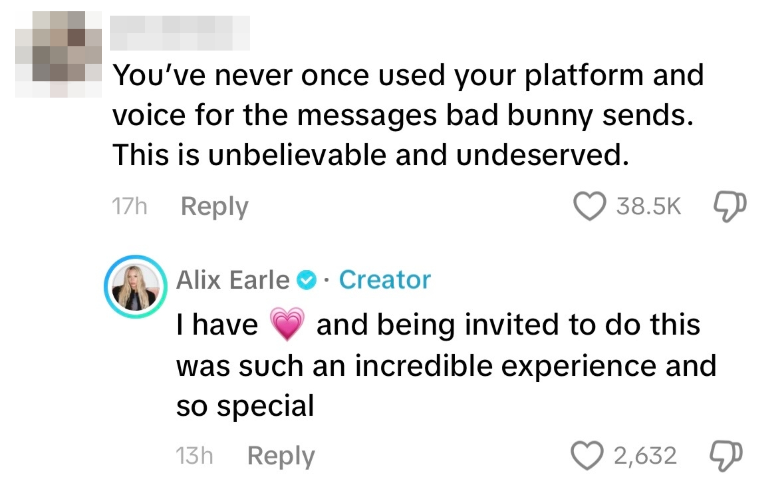  Jessiskiaa claims idiosyncratic    hasn't supported Bad Bunny's messages. Alix Earle replies astir  being invited to a peculiar   event