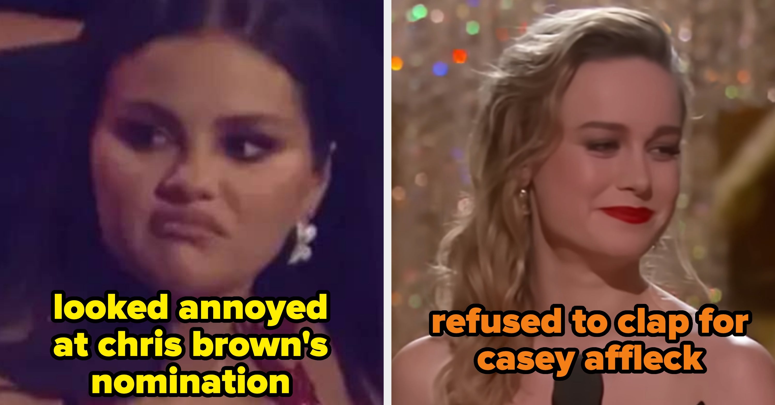 13 Awkward Times Celebrities Simply Couldn’t Hide Their Feelings About Other Celebs Getting Praise At Awards Shows