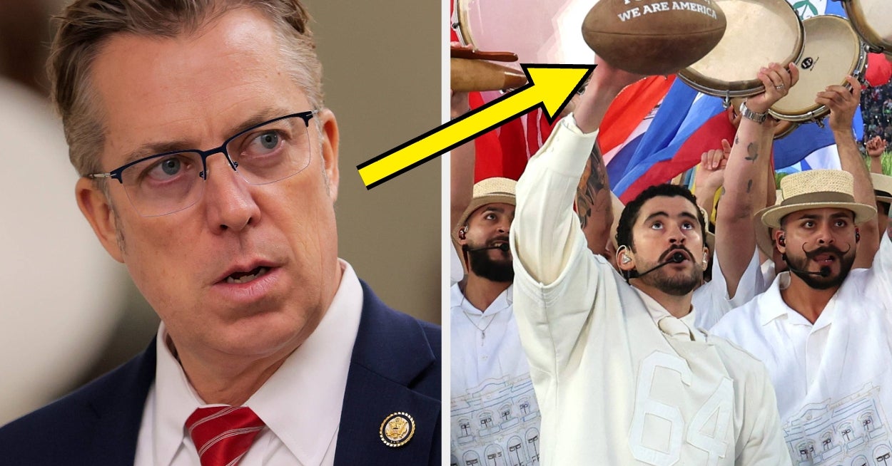This Republican Is Having An Adult Tantrum Over Bad Bunny's Halftime Show For The Dumbest Reason