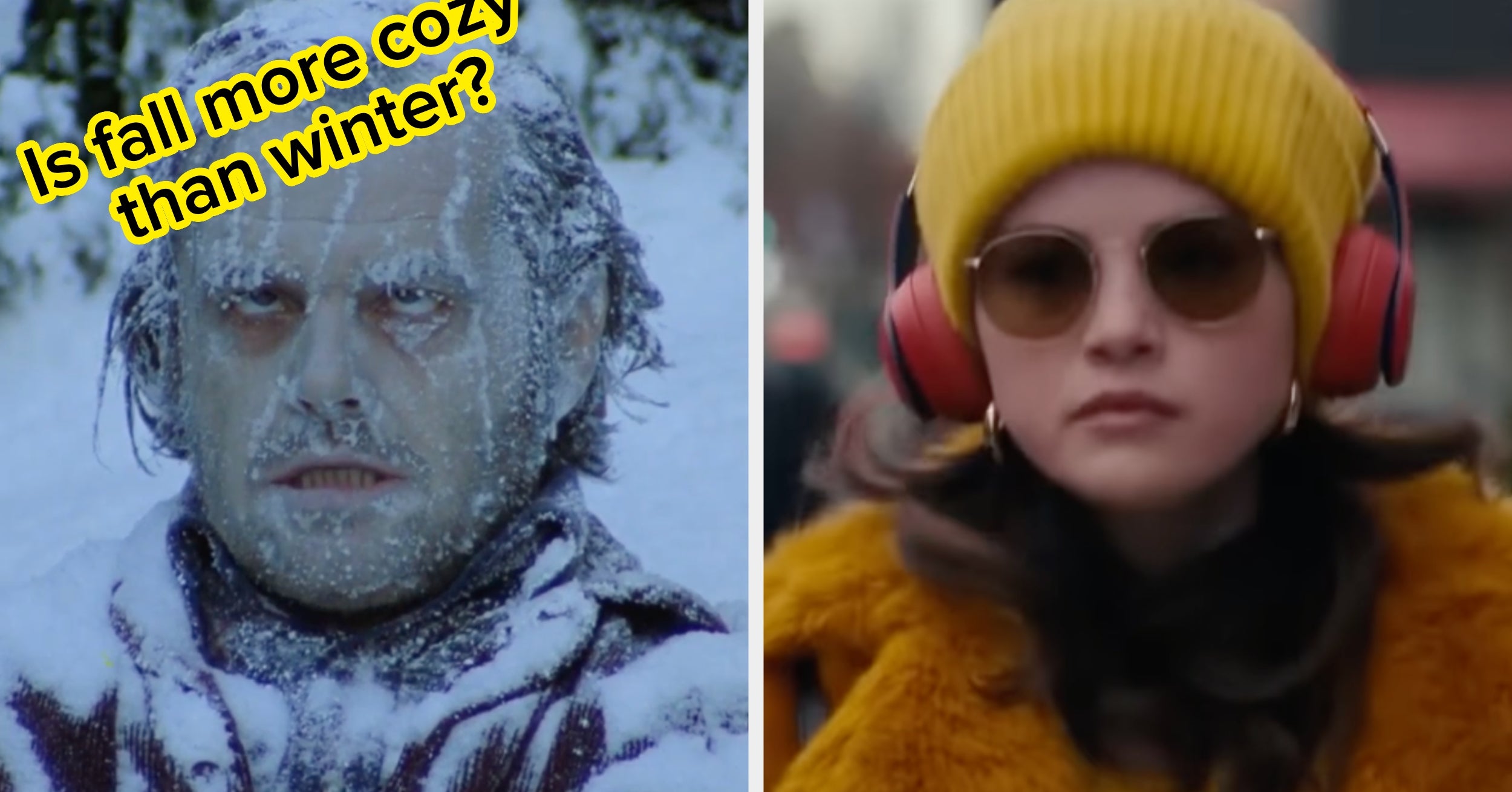 Is autumn or winter the better season for feeling cozy?