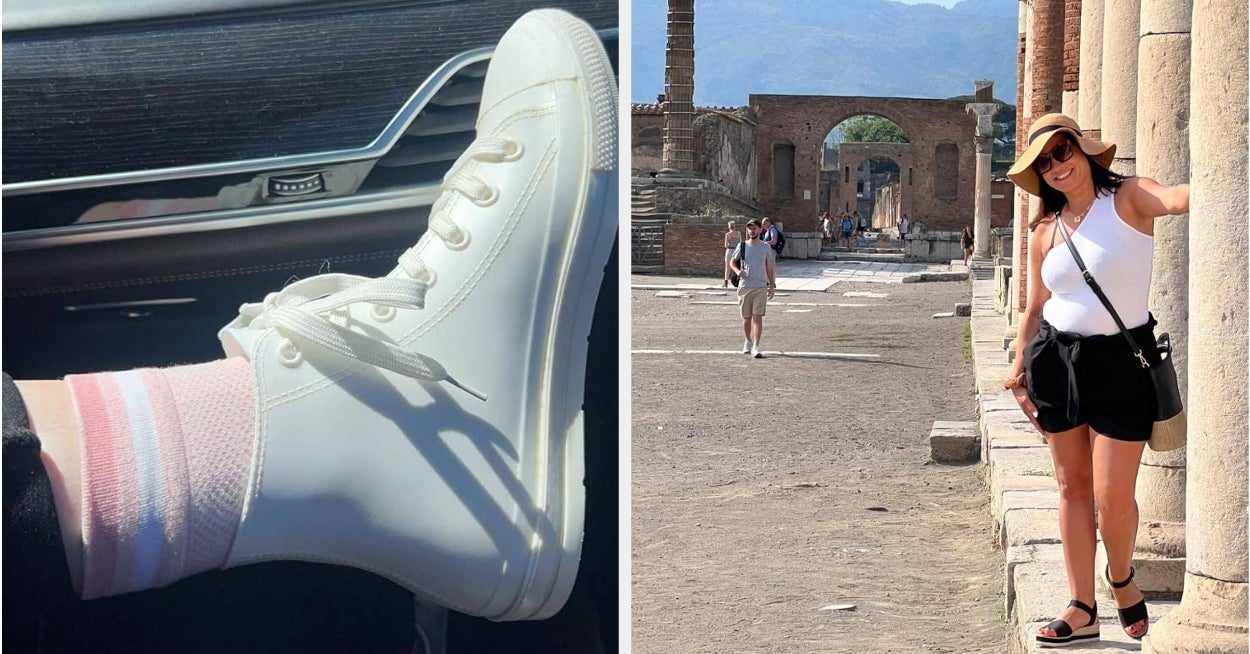 27 Super Comfortable Shoes Reviewers Say They Wore During An Entire Trip