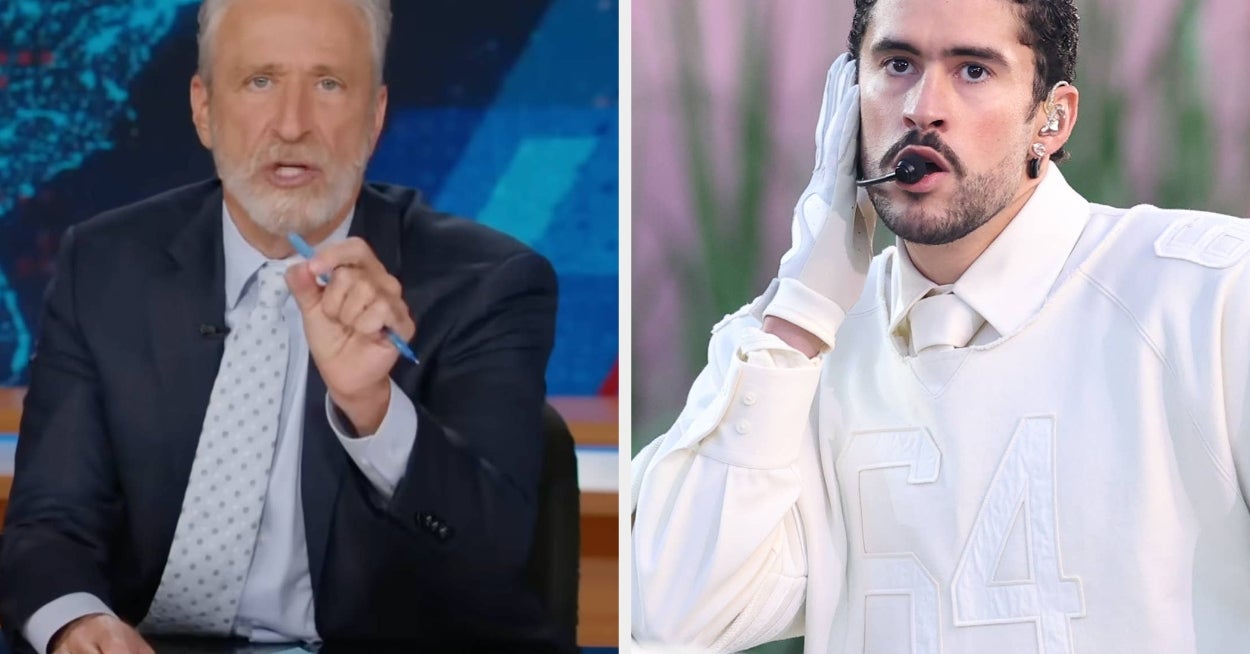 Jon Stewart Went On An Expletive-Filled Tirade Against MAGA "Triggered" By Bad Bunny And The Olympics