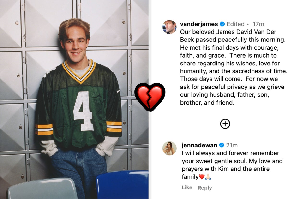 Celebrities React To James Van Der Beek's Death