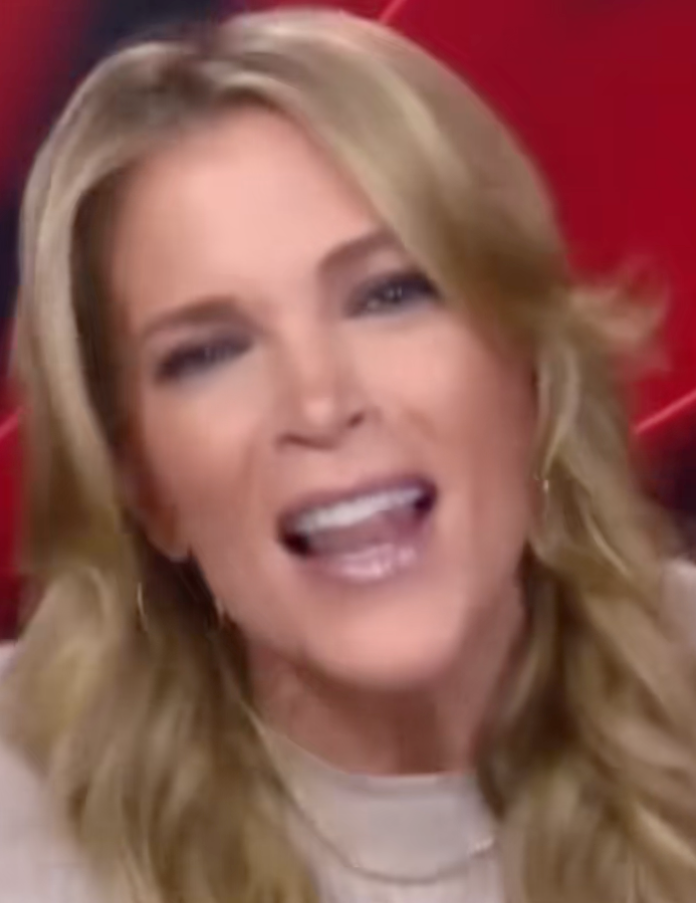 A idiosyncratic   with agelong  blonde hairsbreadth  is speaking energetically