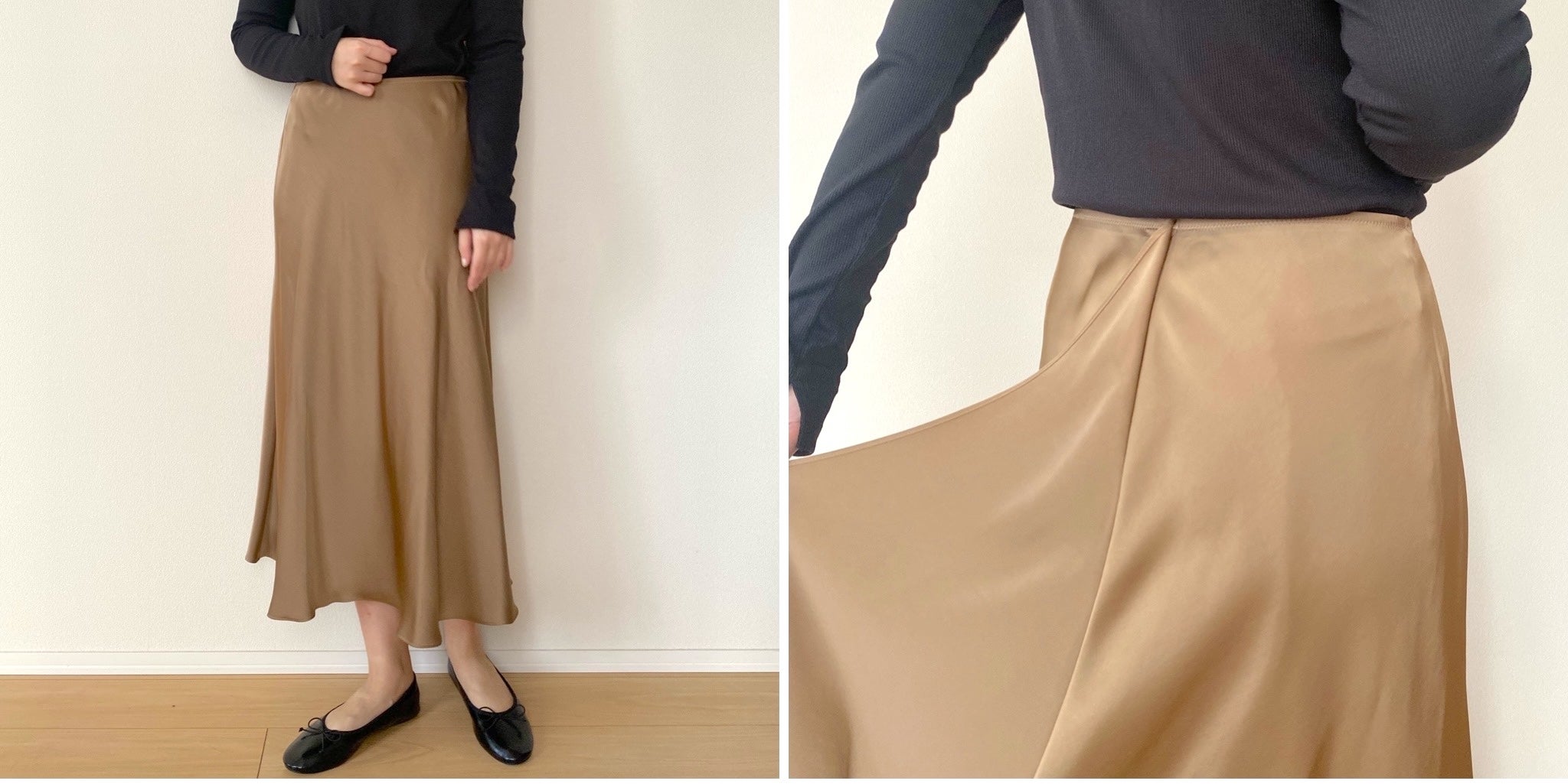 ユニクロC】30代が愛用する“高見えスカート”後ろ姿までおしゃれで上品！