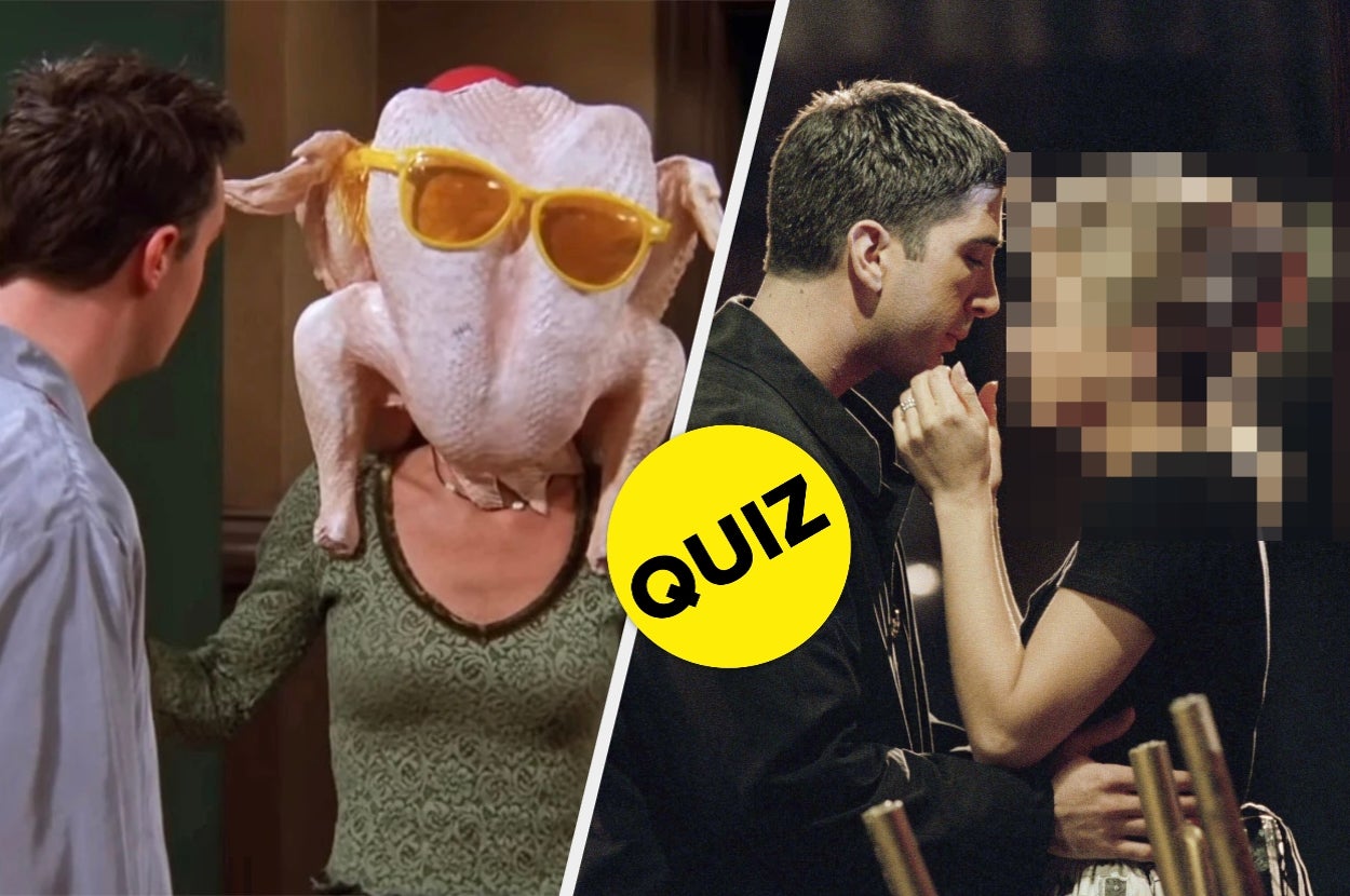 I’ve Hidden Friends Characters From These Romantic Moments, Only A True Fan Will Be Able To Identify Them