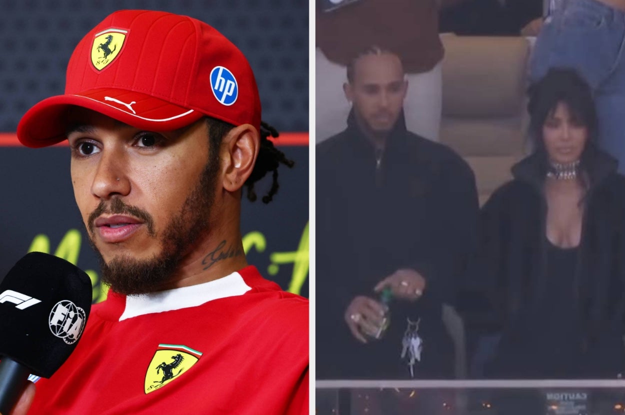 Lewis Hamilton Was Asked About Kim Kardashian After Reports That She’s “Excited” About Their Relationship — And I Need To Know Exactly What’s Going On Here
