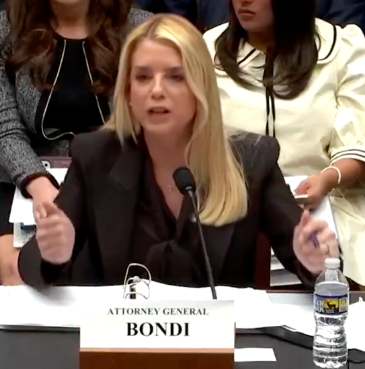 Testimony Meme Viral Meme Emerges From Bondi's Epstein Testimony