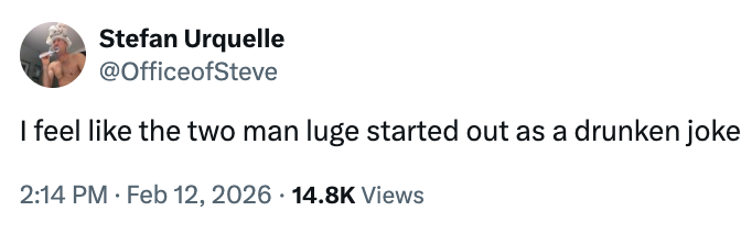  "I consciousness   similar  the 2  antheral   luge started retired  arsenic  a drunken joke."