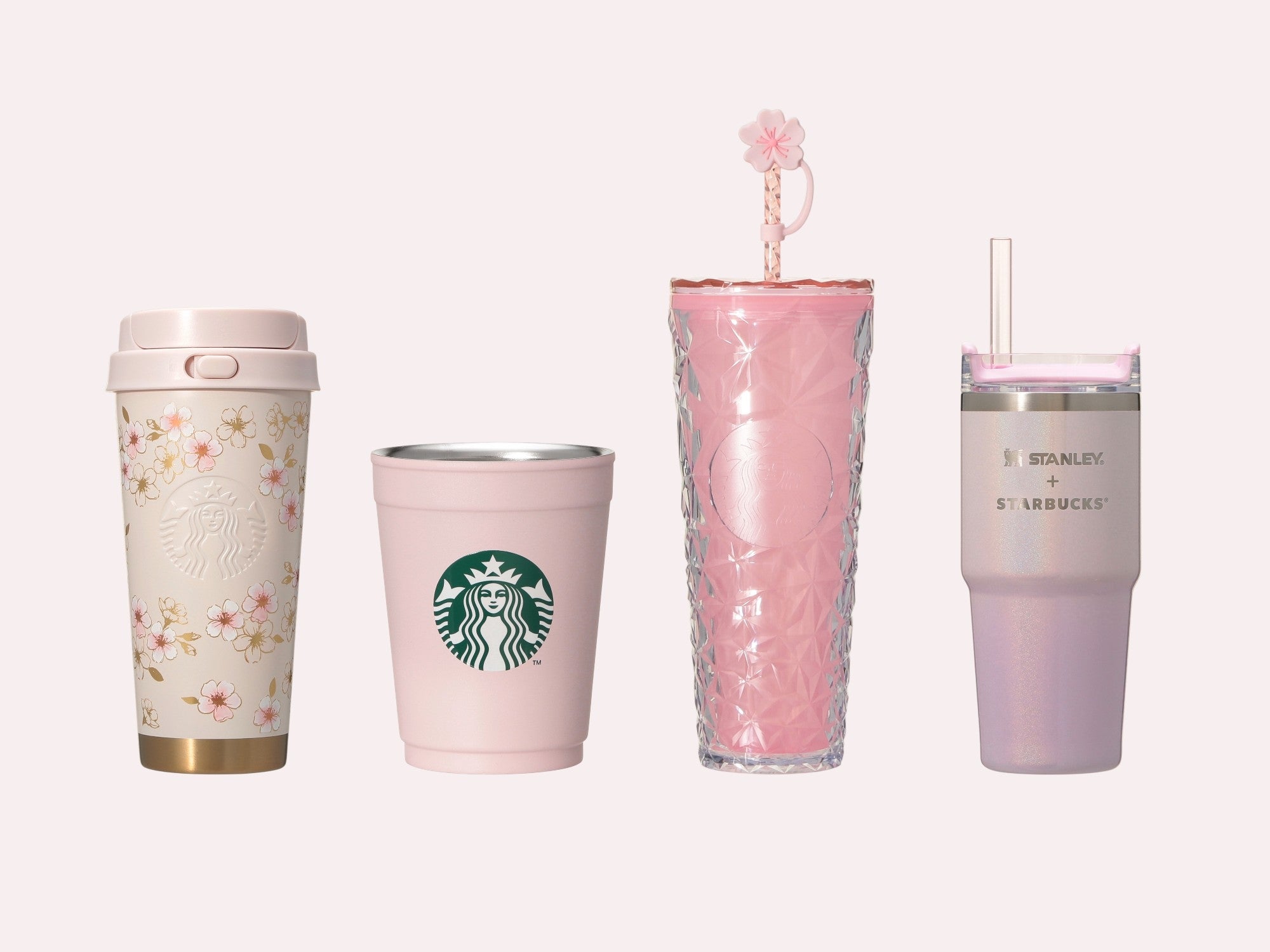スタバ新作】ほ、欲しい…♡キラキラ桜ピンクの限定タンブラー、こりゃ