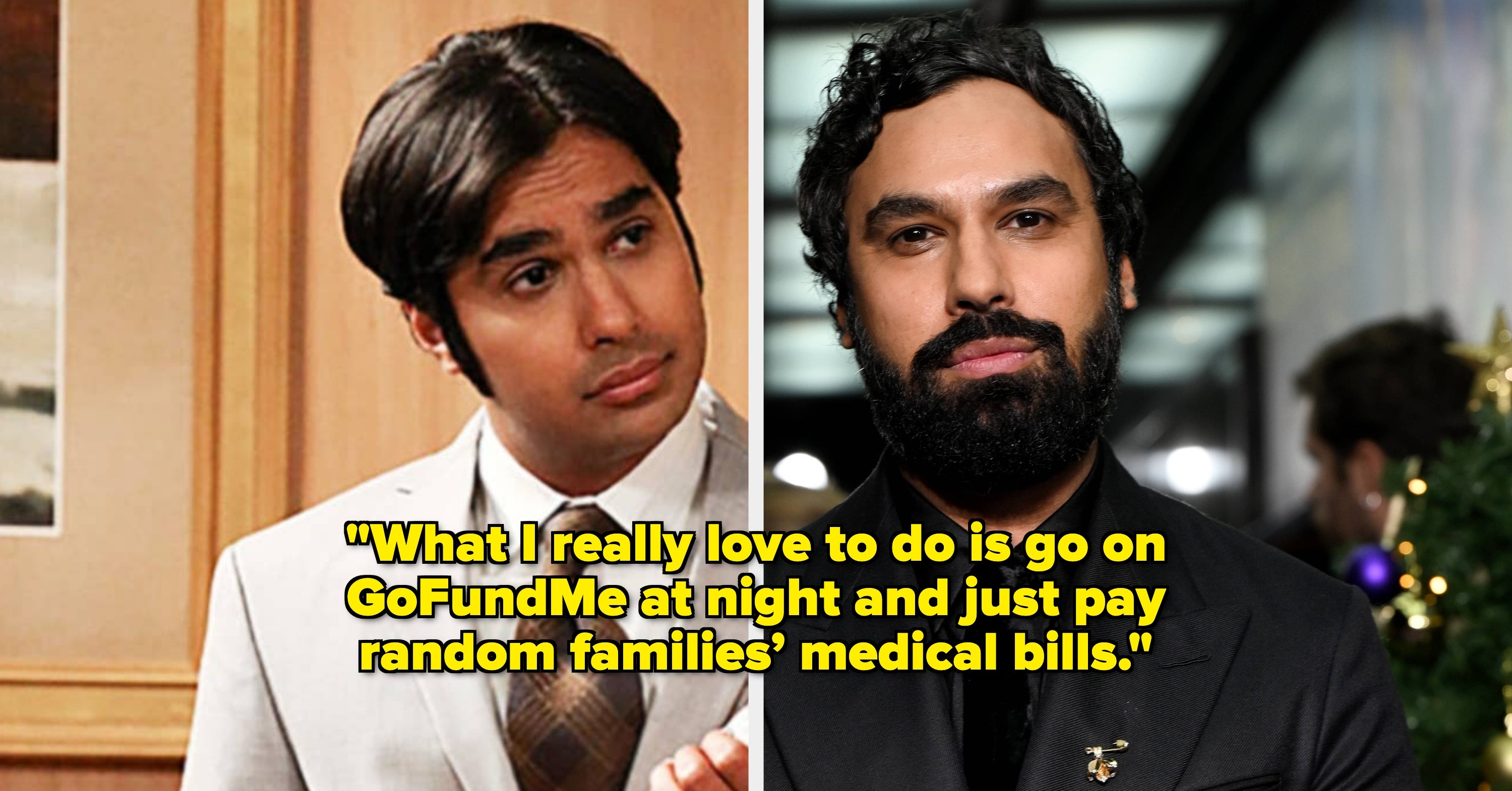 “Big Bang Theory” Star Kunal Nayyar Revealed That He Regularly Scrolls GoFundMe To Pay Off Random People’s Medical Bills, And The Online Response Is Seriously Depressing