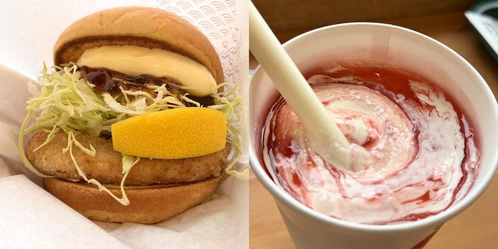 モス新作レビュー：レモン香る贅沢バーガーとイチゴシェイクの魅力
