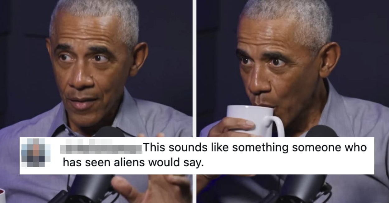 “Did The Aliens Make You Post This?!”: Barack Obama Followed Up On His Comments About Aliens Being “Real,” And People Are Truly Losing It