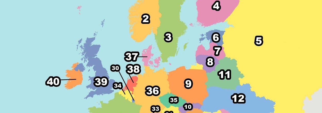 Sorry, No Americans Can Score More Than 12/44 In European Geography Trivia Quiz