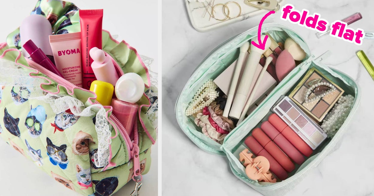 16 Mini Cosmetic Bags With Room To Hold All Your Essentials