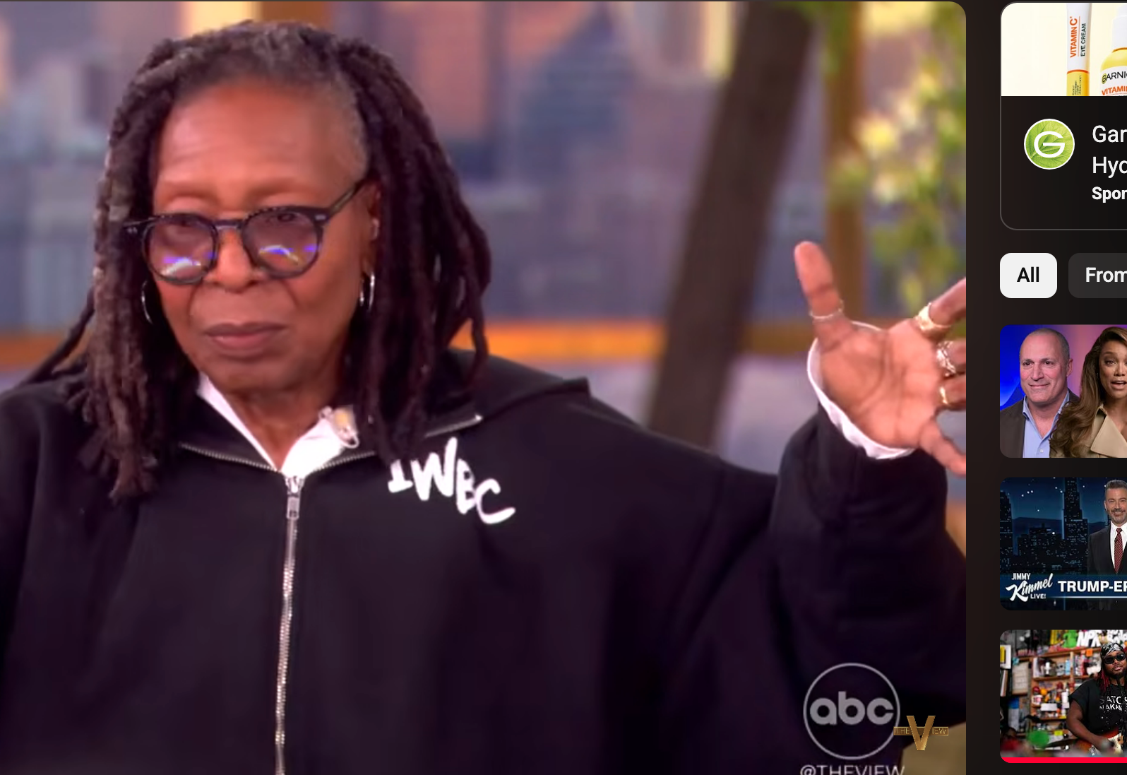 Whoopi connected  "The View"
