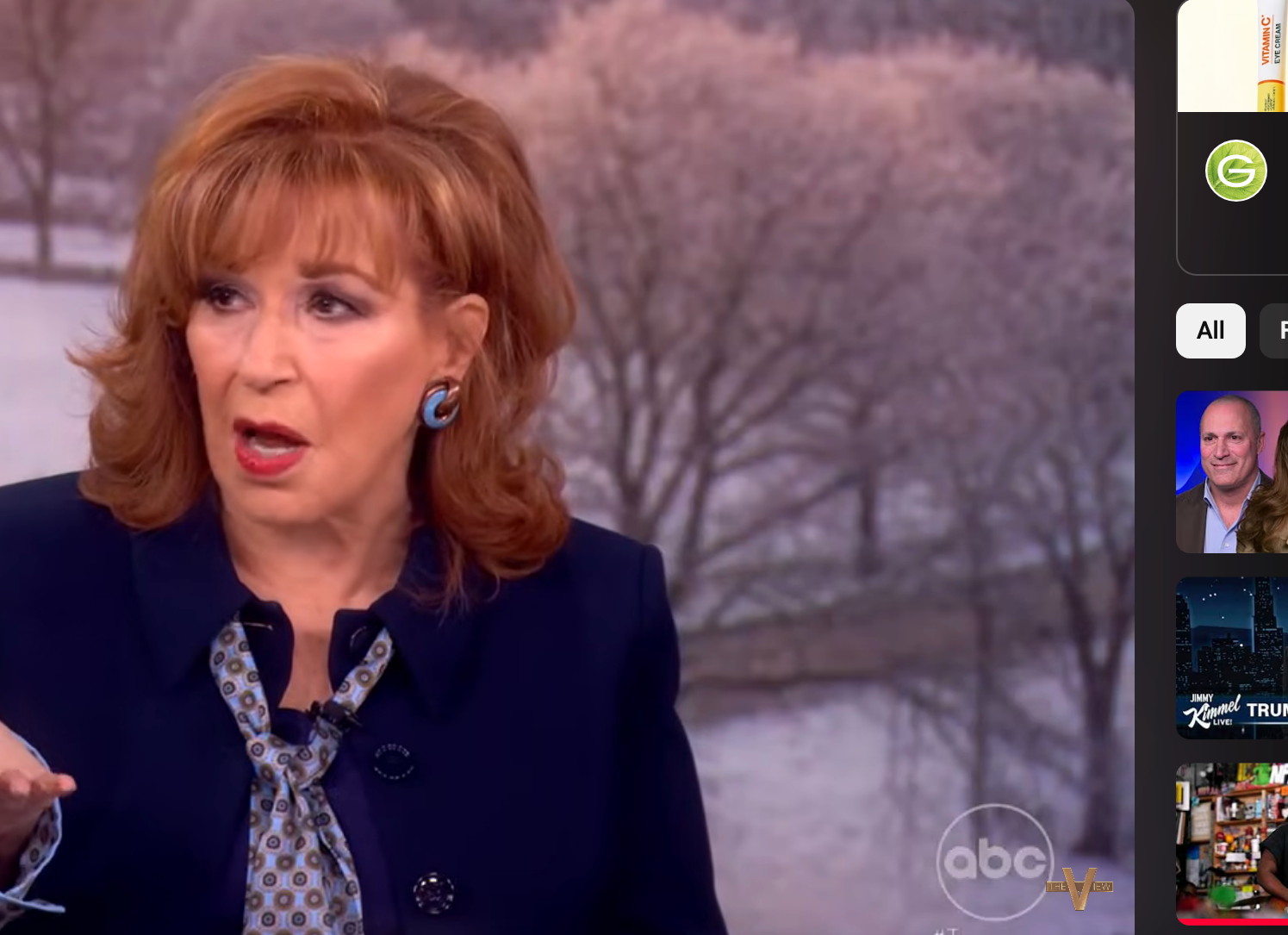 Joy connected  "The View"