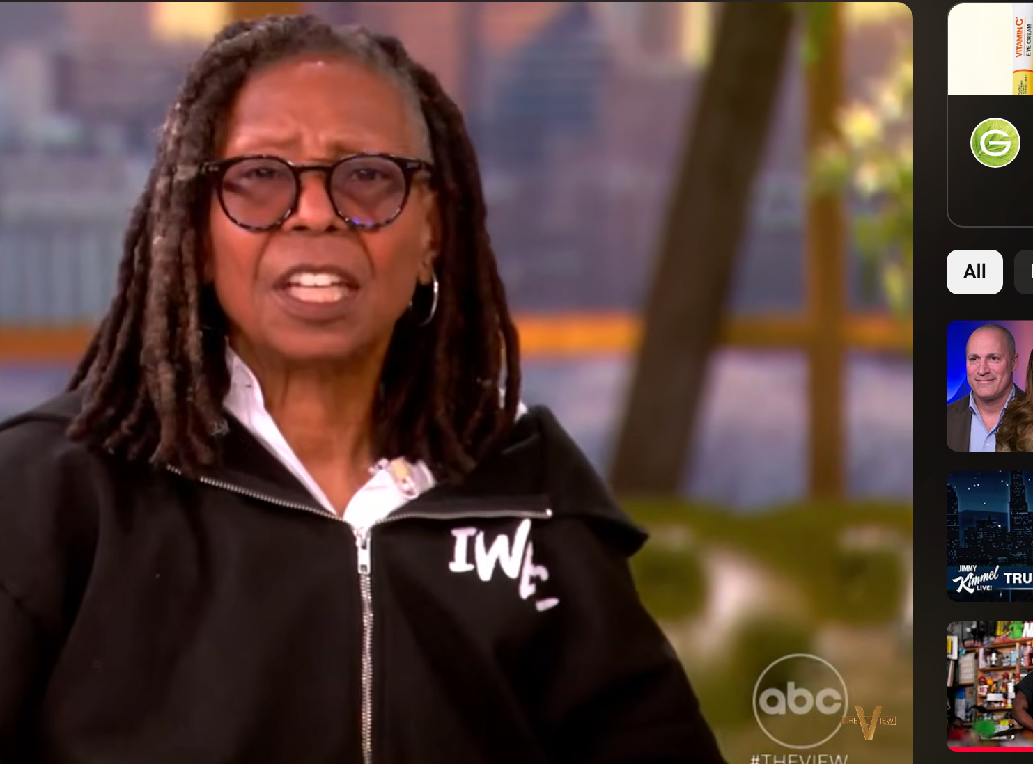 Whoopi connected  "The View"