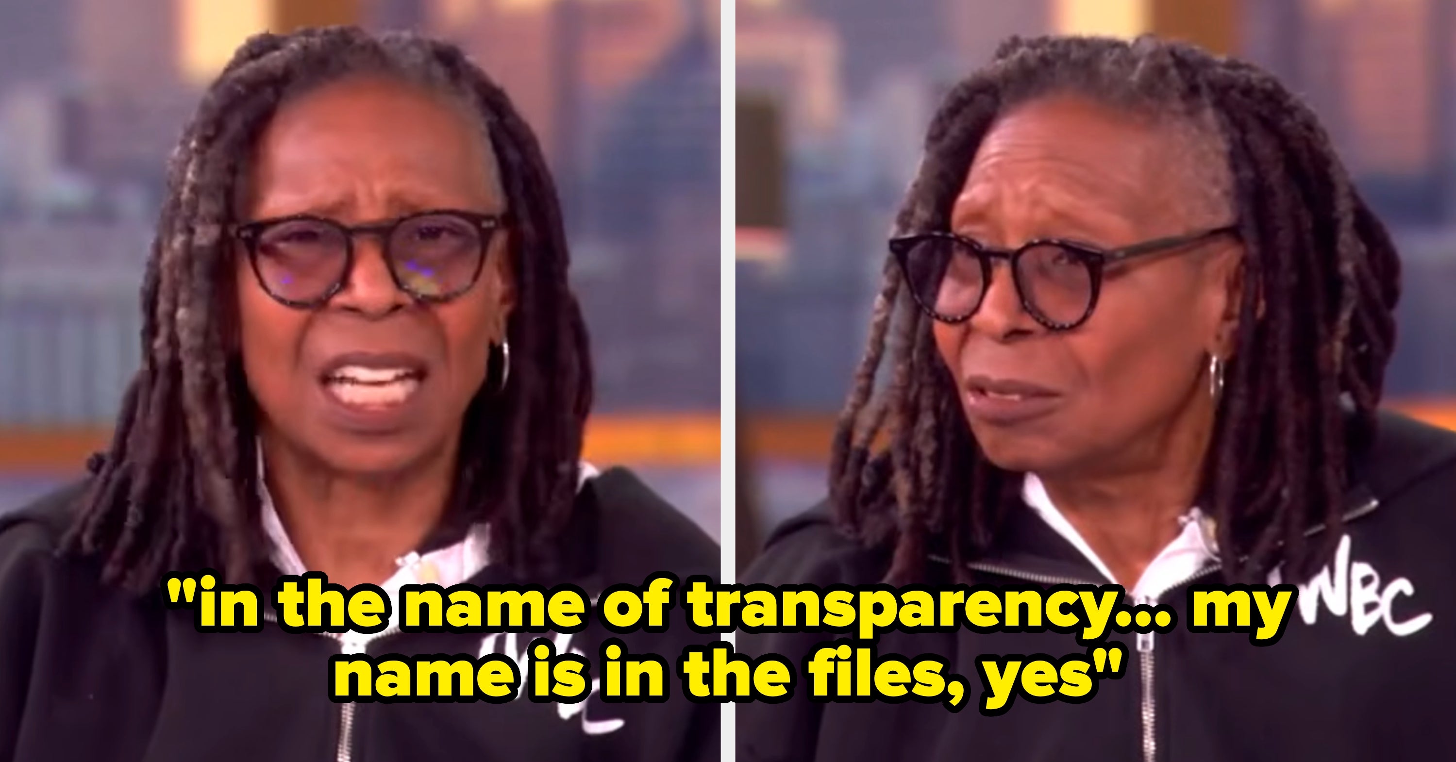 Here’s How Whoopi Goldberg Reacted To Her Name Being Mentioned In The Epstein Files