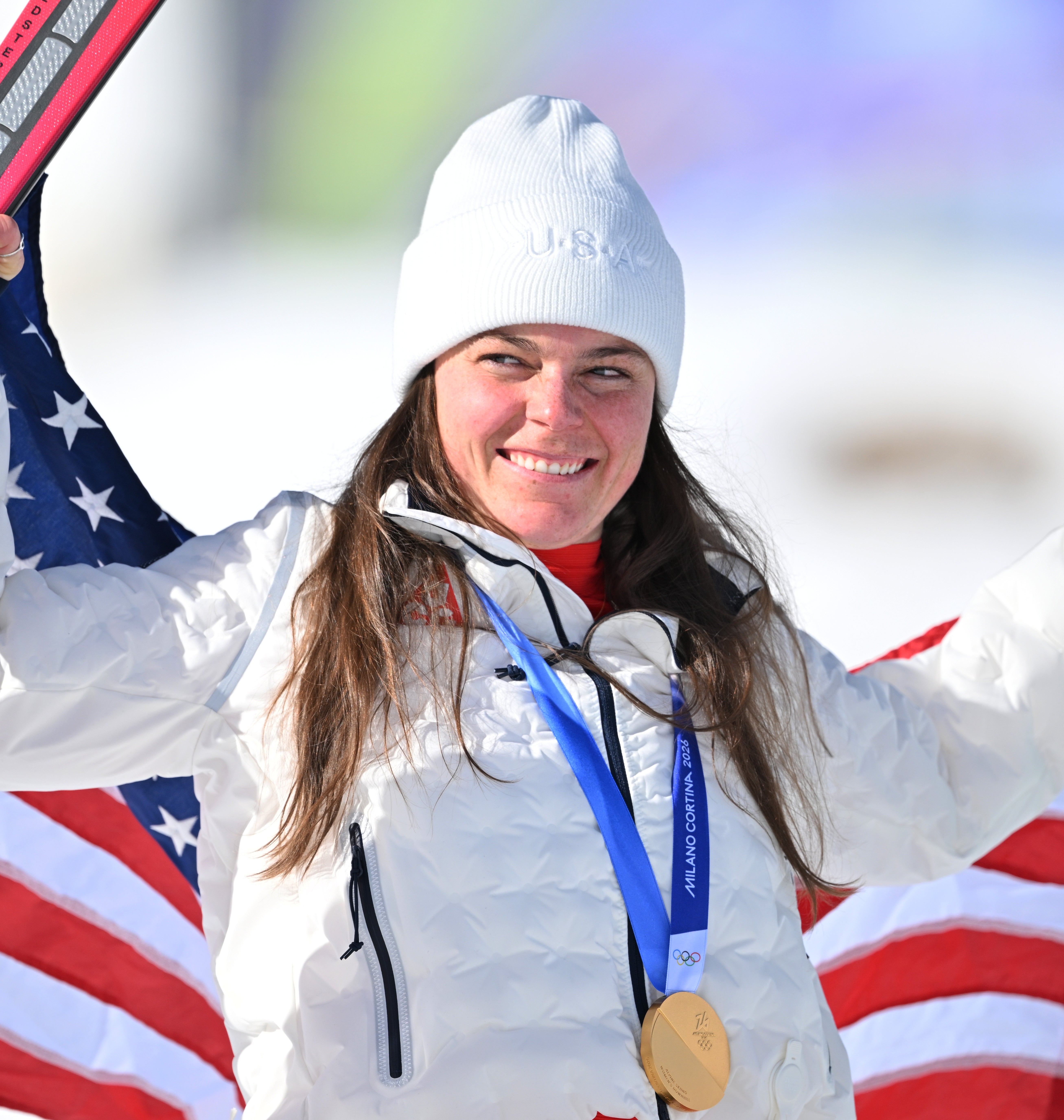 Breezy successful wintertime cogwheel with a golden medal