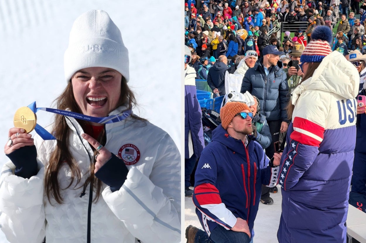 Olympic Athlete Breezy Johnson Hit Back At People Who Accused Her Fiancé Of “Stealing Her Moment” By Proposing After She Won Gold