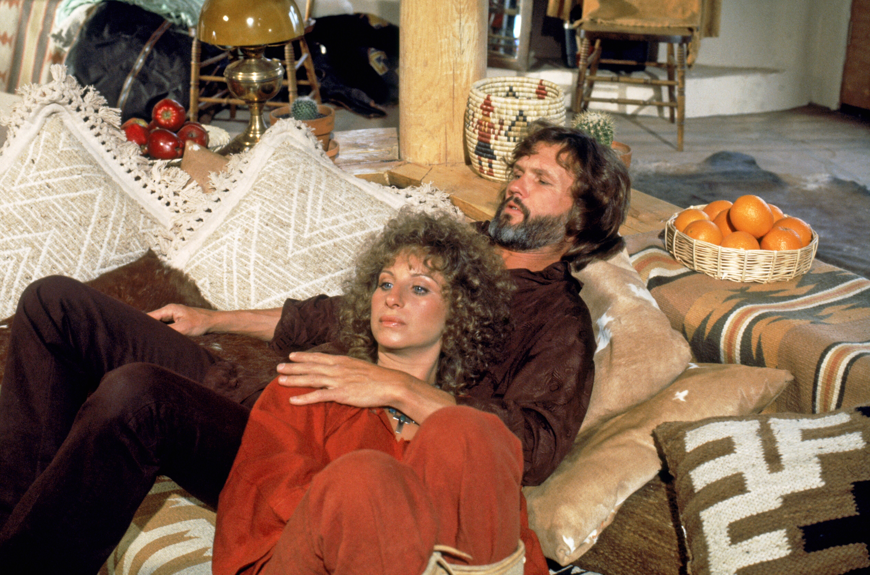 Barbra Streisand and Kris Kristofferson successful  "A Star is Born" (1976)
