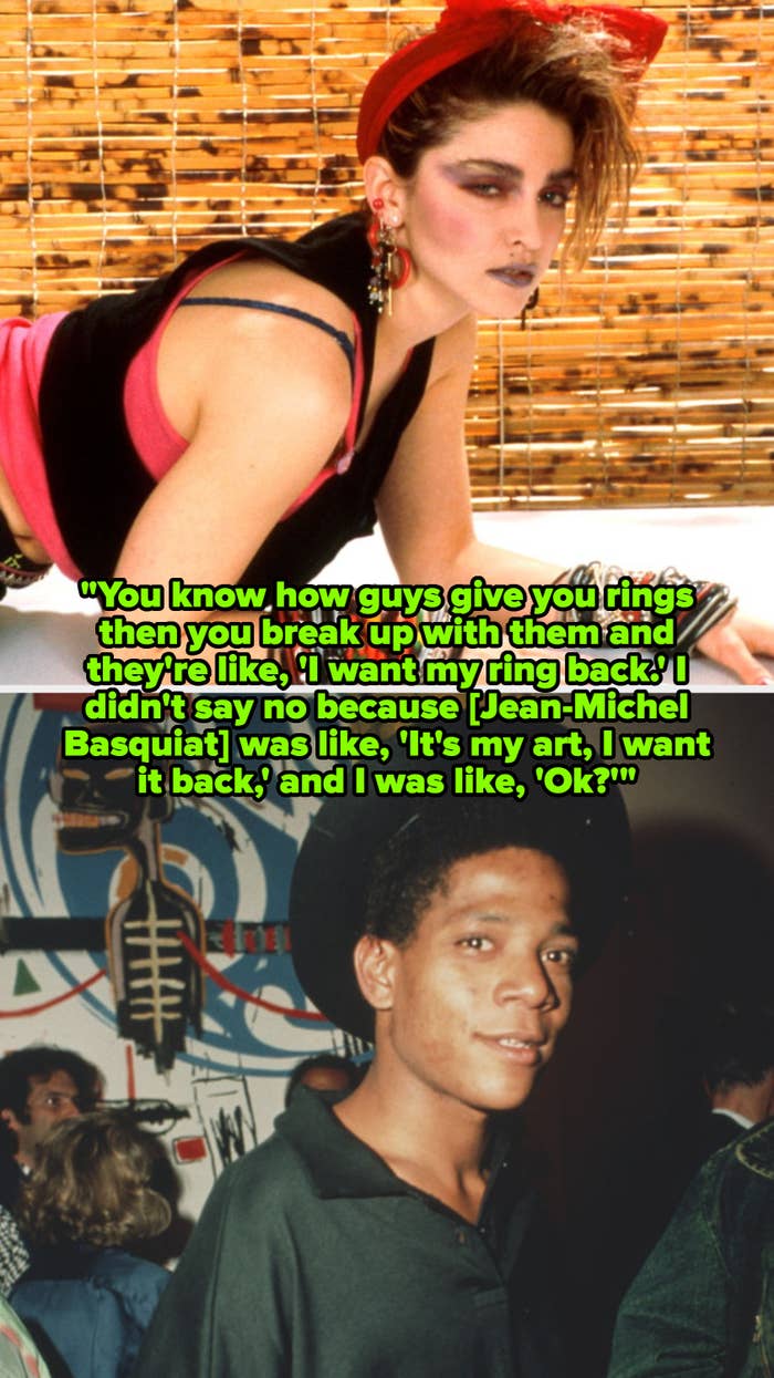 Madonna successful  1984; Basquiat successful  1985