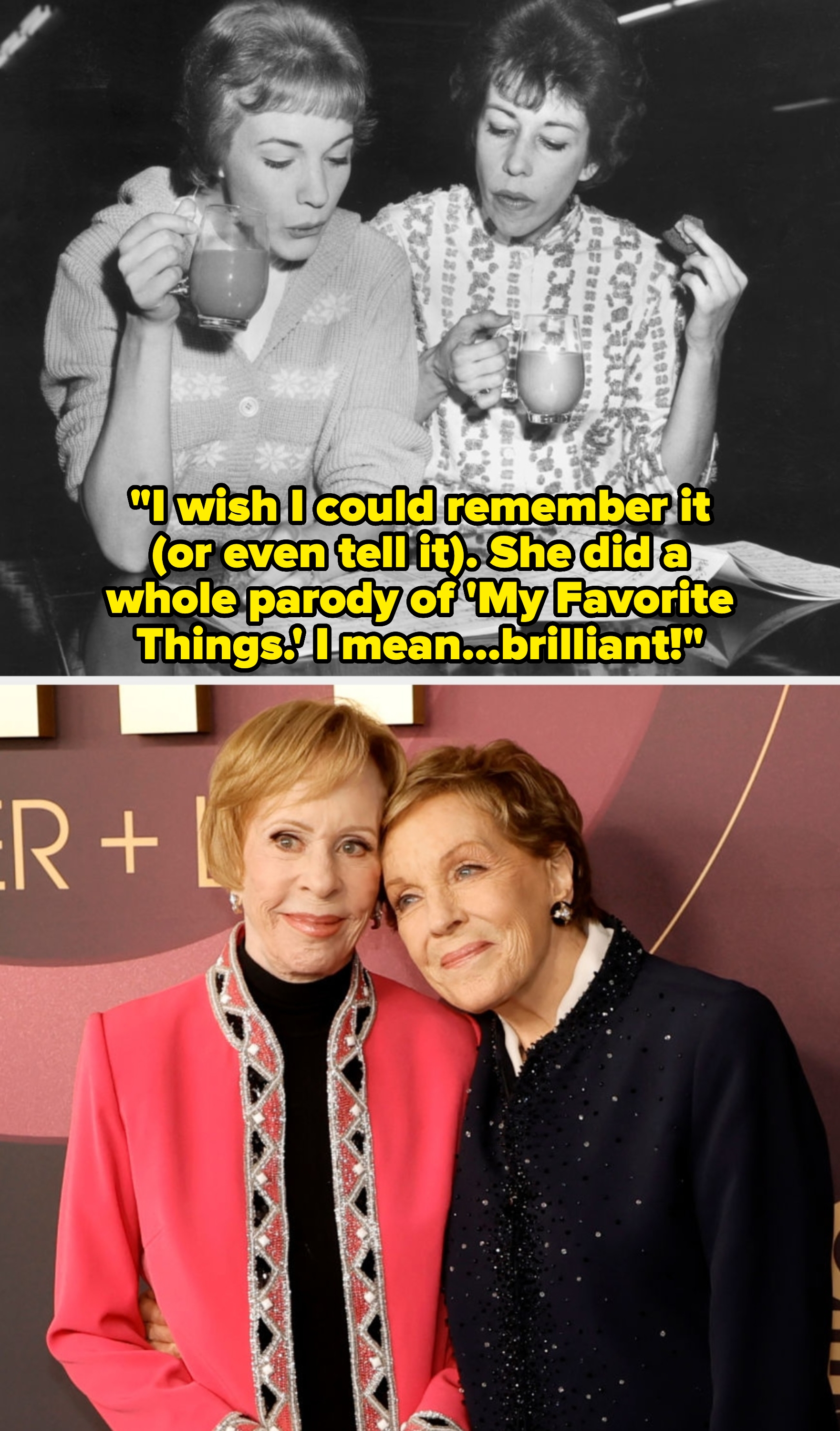 Carol Burnett and Julie Andrews successful  the aboriginal  '60s; Burnett and Andrews successful  2023