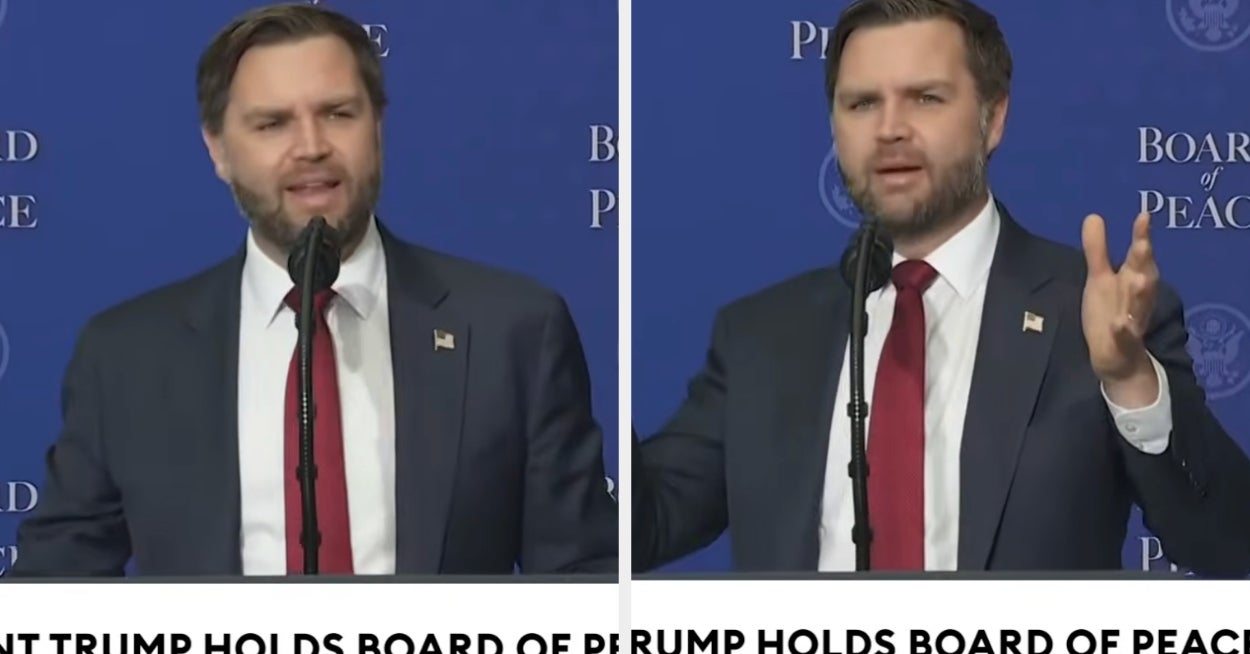 JD Vance’s Awkward Joke At Board Of Peace Summit Leaves Audience Cringing In Viral Clip