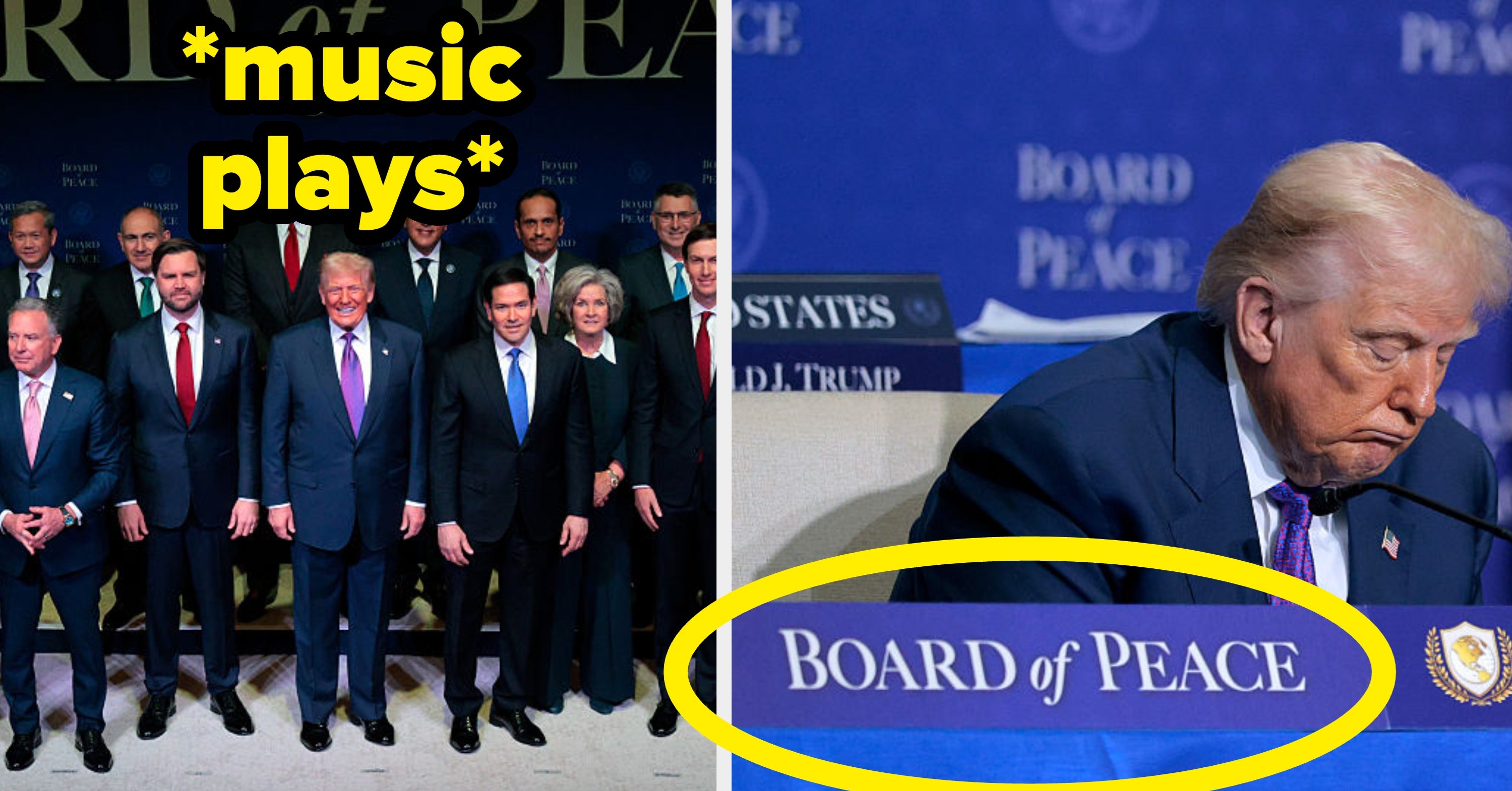 Top 10 Most Awkward Moments From Donald Trump's First "Board Of Peace" Meeting