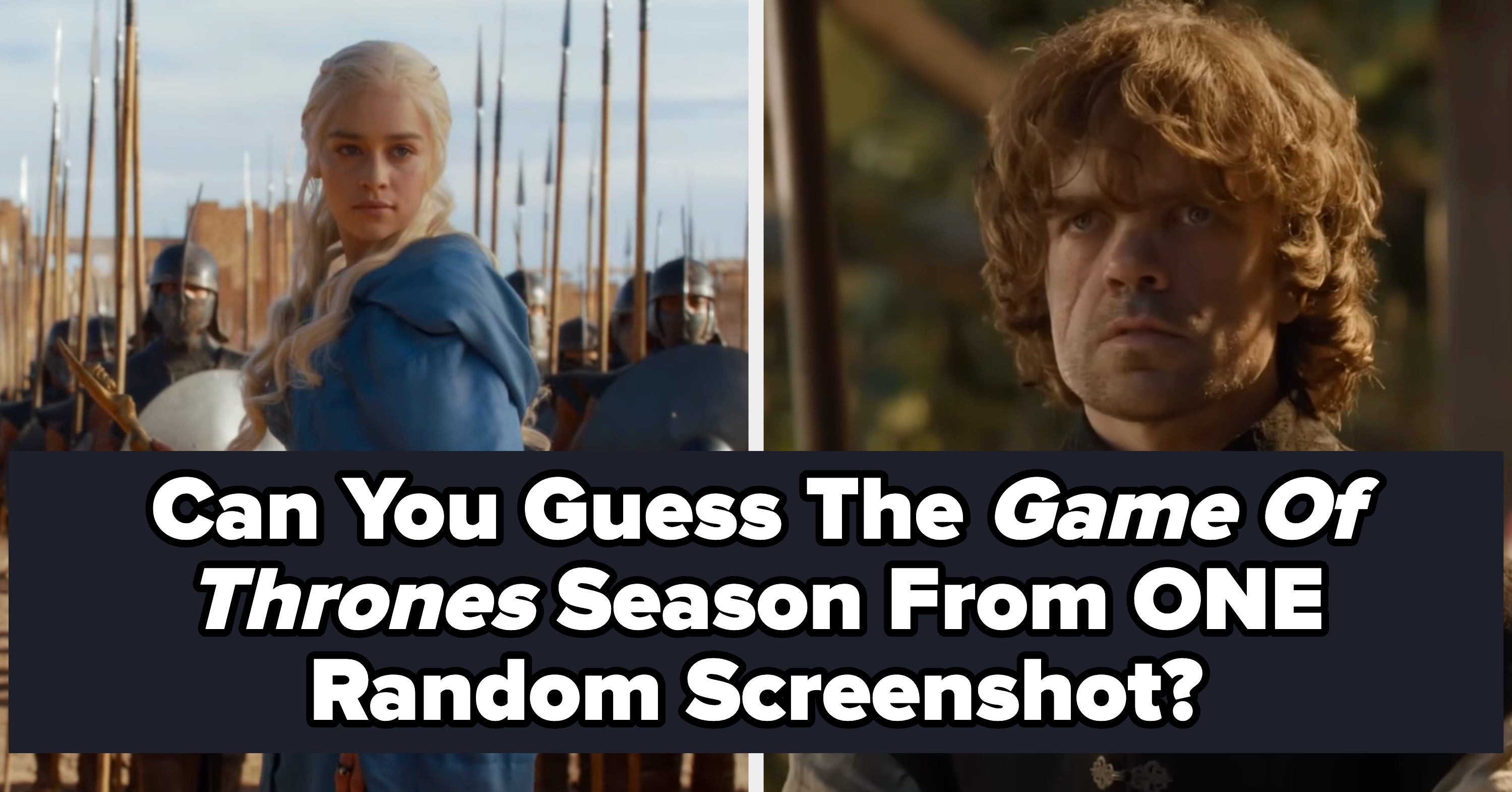 Only True Westeros Experts Can Match These Game Of Thrones Screenshots To Their Correct Season