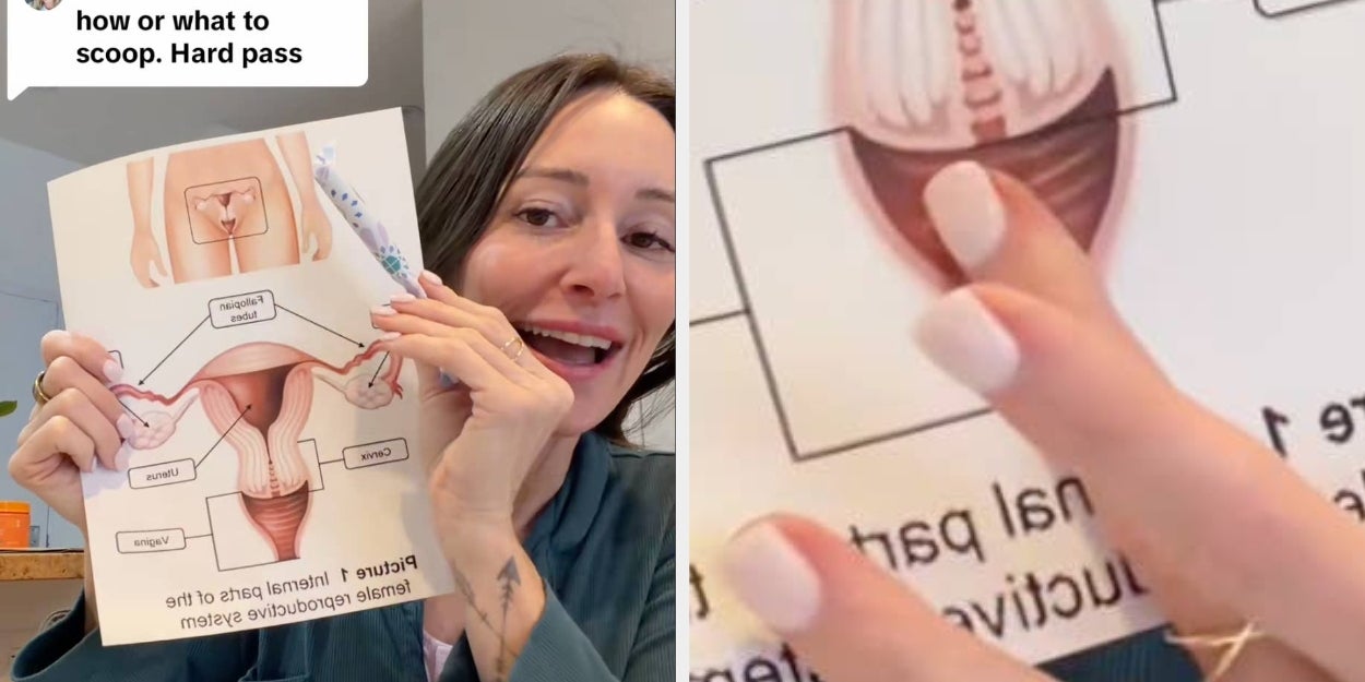 The way this woman's period 'scoop' technique has the internet divided is wild
