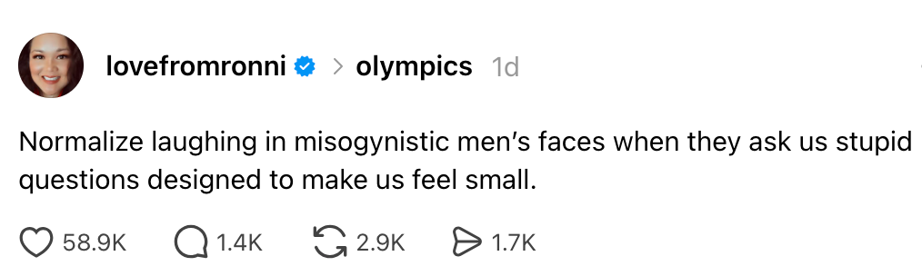 Sosiale medier-innlegg som sier: 