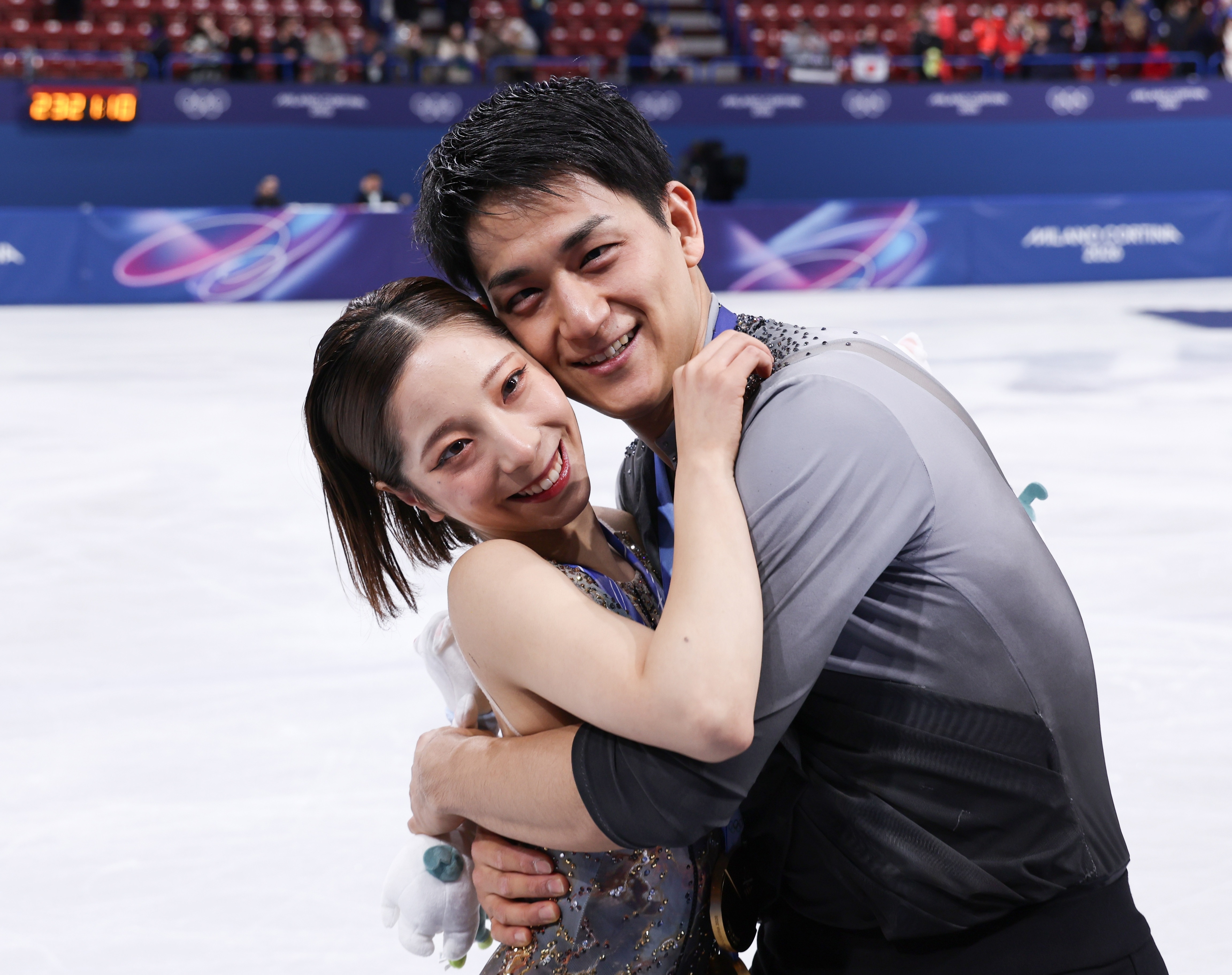 三浦璃来選手（左）木原龍選手（右）（時事）