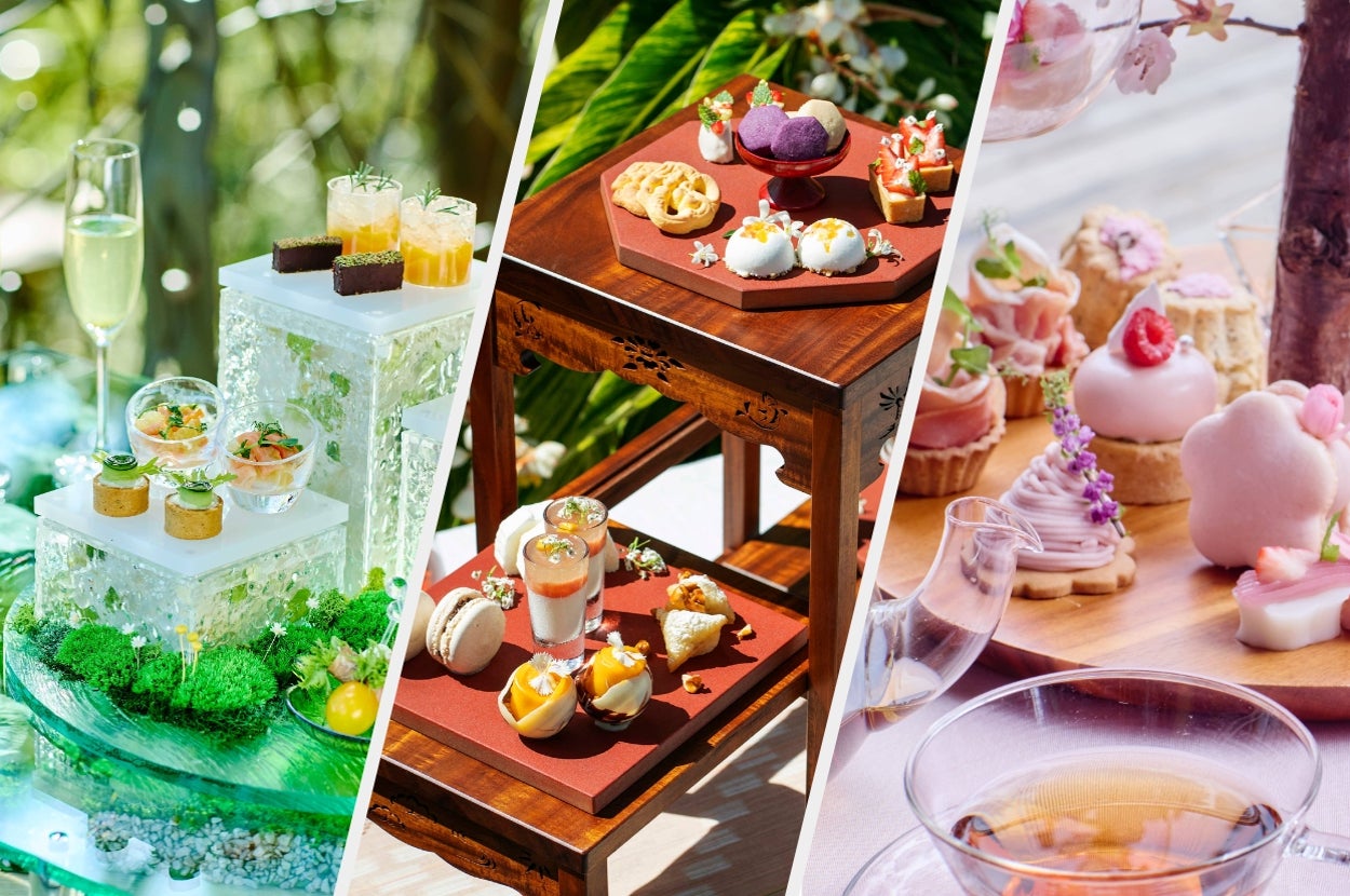 2026年春、リゾナーレ熱海・星のや沖縄・星野リゾート トマムで味わえるアフタヌーンティーセット
