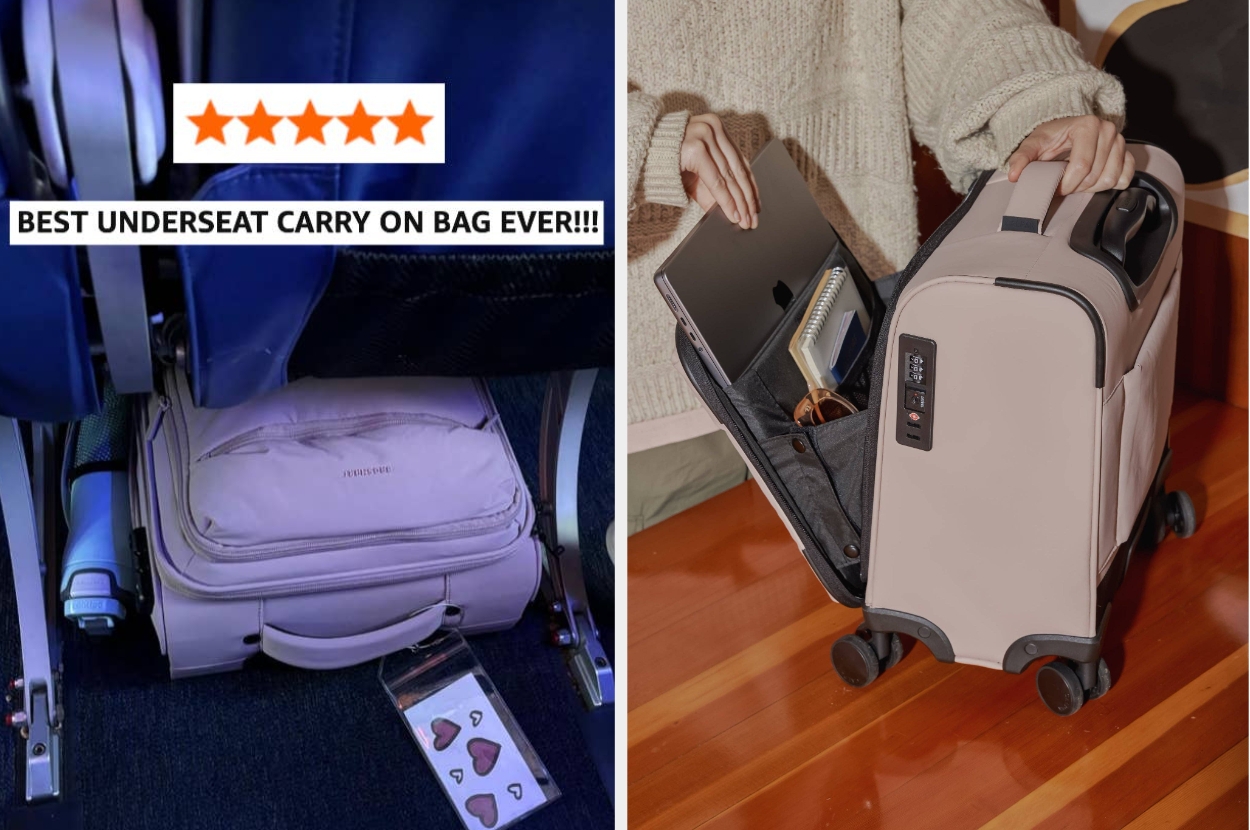 buzzfeed.com - Chelsea Stuart - 14 Under-seat Luggage Options That Actually Fit Under The Seat (And Fit Your Stuff)