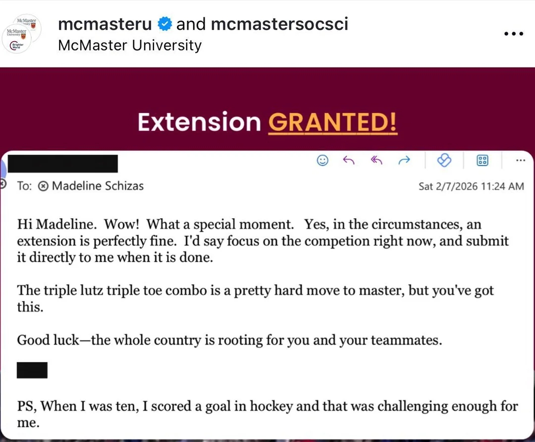 Sammendrag av e-post: Tillatelse gitt til forlengelse på grunn av spesielle omstendigheter; oppmuntring til å fokusere på konkurransen