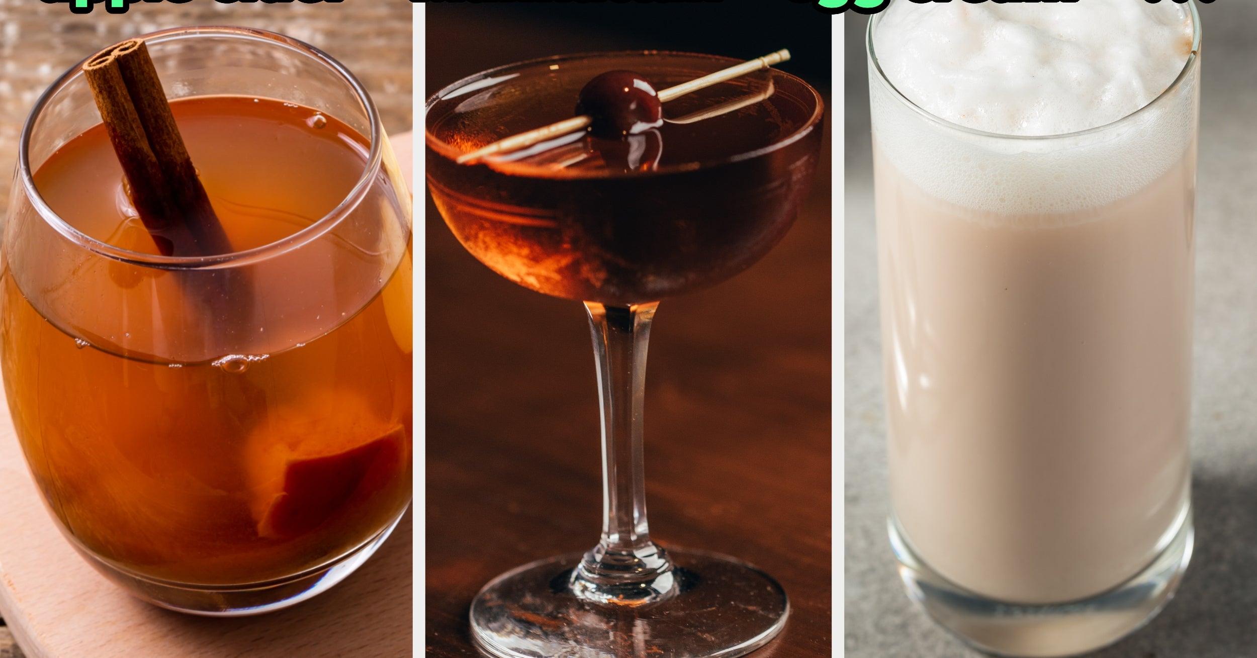 Name 3 drinks and see if others can guess where you're from!