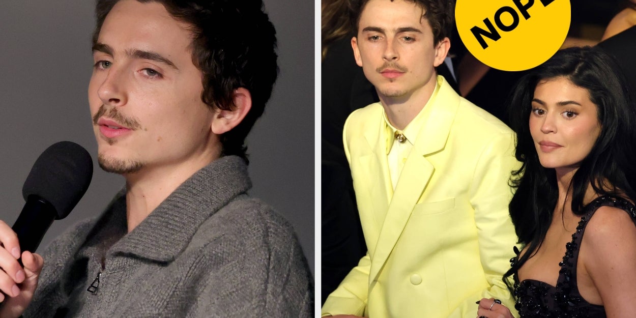Timothée Chalamet's Initial Reaction To Kylie Jenner's Birthday Surprise Has Fans Waving Their Red Flags