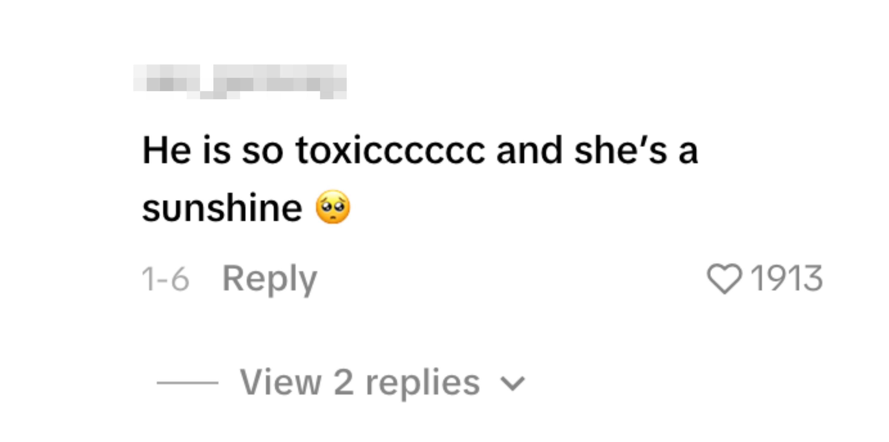  "He is truthful  toxicccccc and she’s a sunshine"
