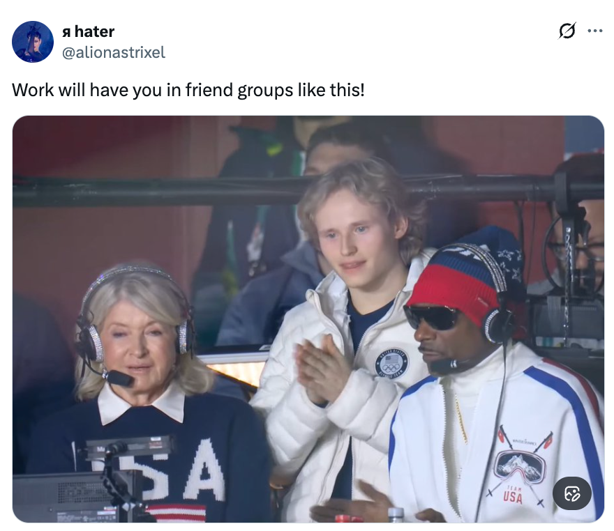 Three individuals wearing headphones observe   an event. Two are seated, 1  claps. They deterioration  cozy sporting attire