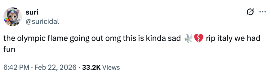  "the athletics  occurrence   going retired  omg this is kinda bittersweet  ?️? rip italy we had fun."