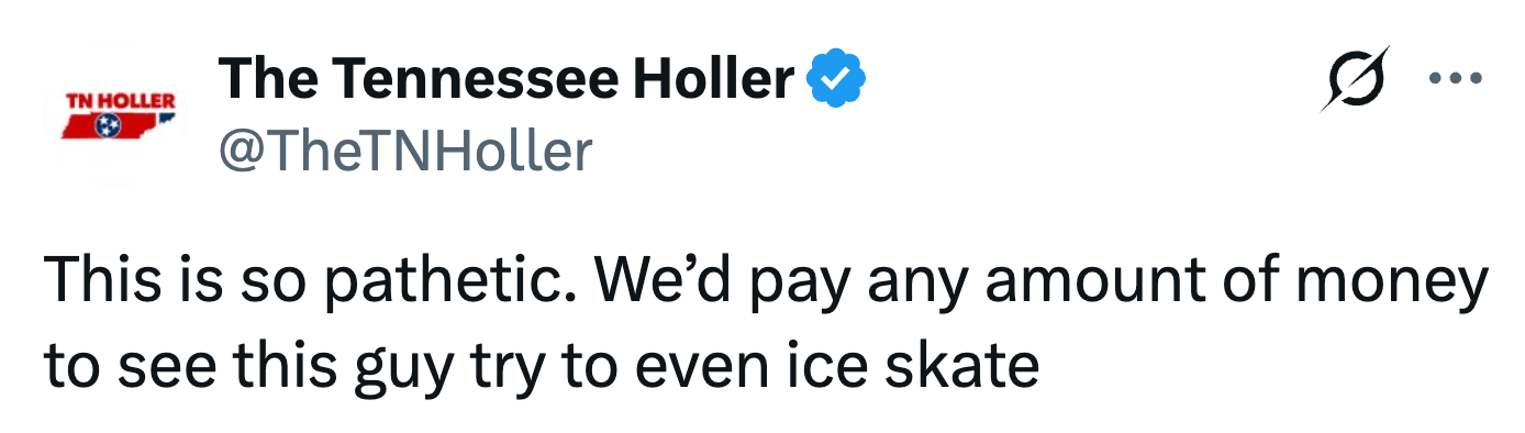 Tweet av The Tennessee Holler: