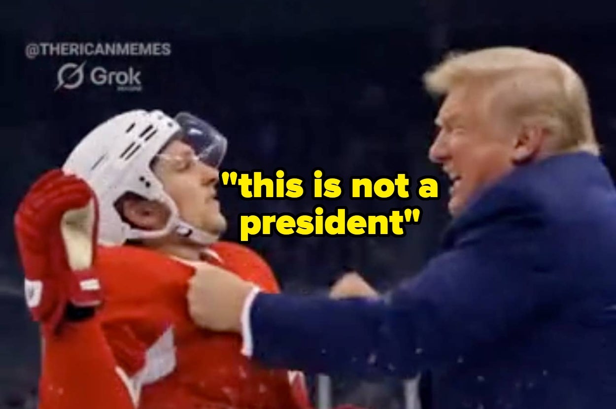 "Delusional Old F*ck": After Trump Shared An AI-Generated Video Of Himself Winning The Olympic Hockey Game, People Are Not Holding Back